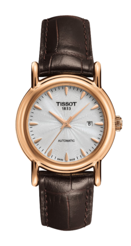 Tissot Carson Automatic 29.7 Rose Gold / Silver / Strap